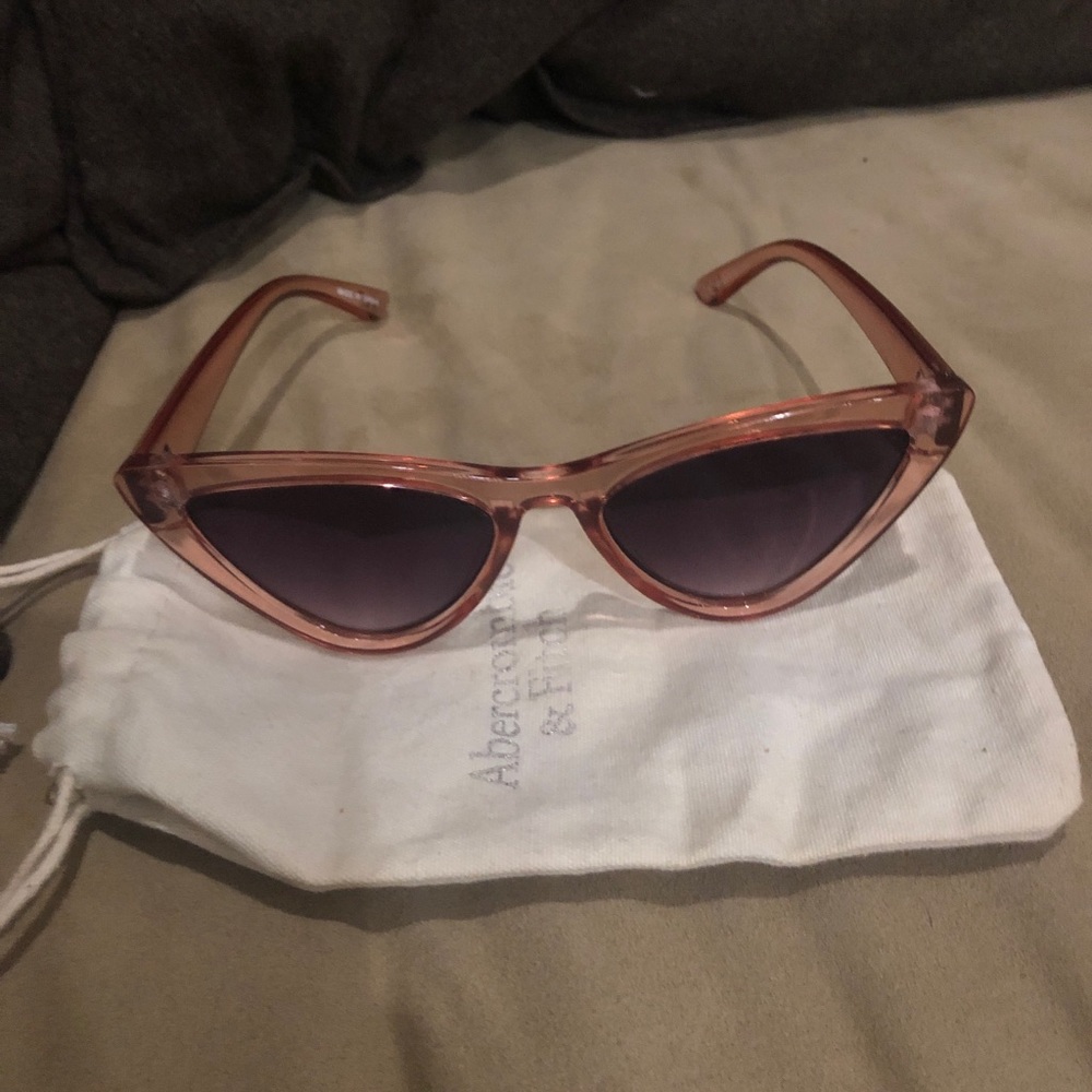 Abercrombie and fitch pink triangle sunglasses
